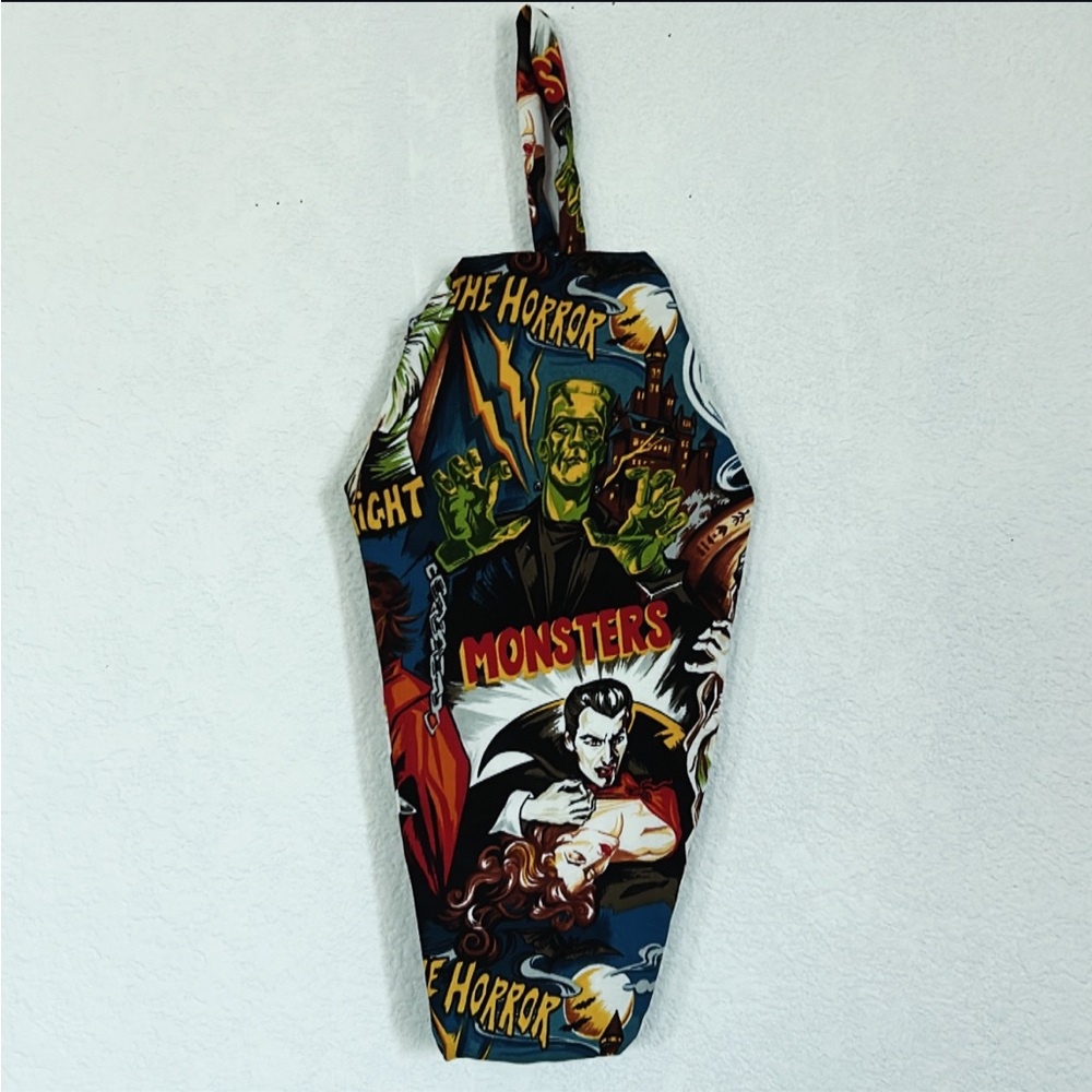 Horror Themed Coffin-Shaped Bag